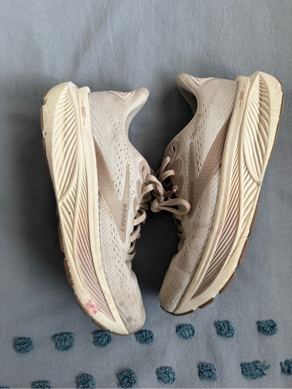 Brooks Women’s Running Shoes in Soft Beige and Cream